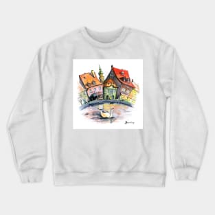 Little Venice in Bamberg, Bavaria, southern Germany Crewneck Sweatshirt